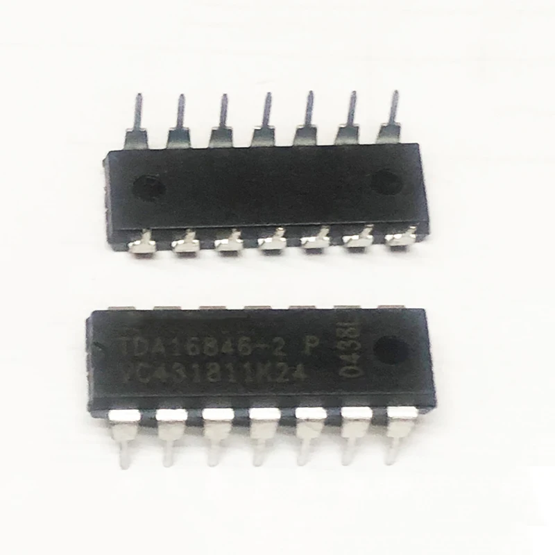 10 шт TDA16846P DIP-14 TDA16846-2P DIP14 TDA16846 DIP TDA16846-2 P