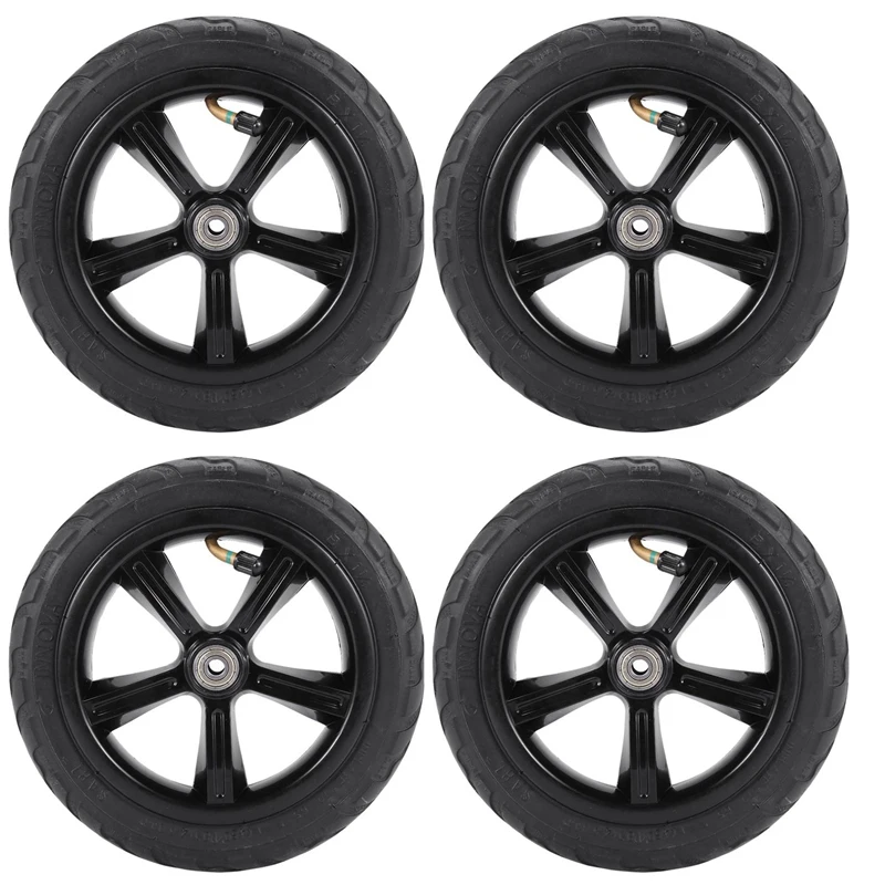 4X 8 Inch Electric Scooter Tire 8X1 1/4 Inner Tire 200X45 Pneumatic Tire Whole Wheel-8MM
