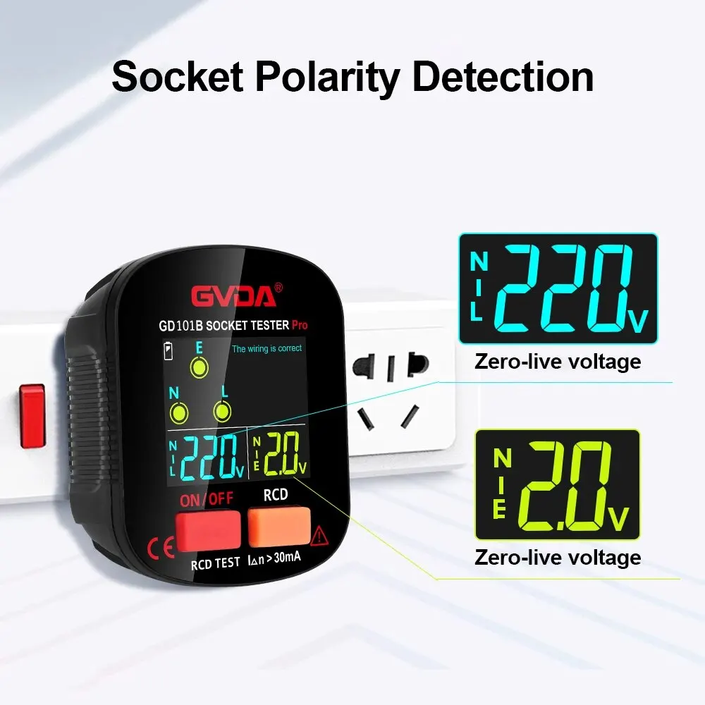 Цифровой тестер GVDA для профессионального детектора напряжения с розмарином и