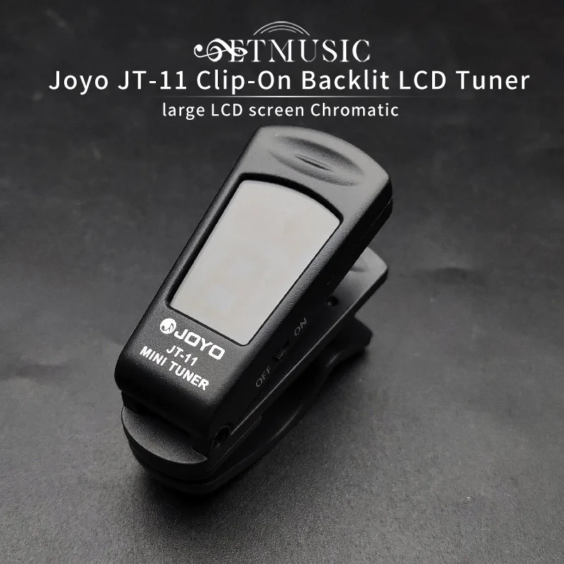 

JOYO JT-11 Digital Clip-On Chromatic Bass Guitar Ukulele Violin Tuner Chromatic LCD display instruments tool tuning