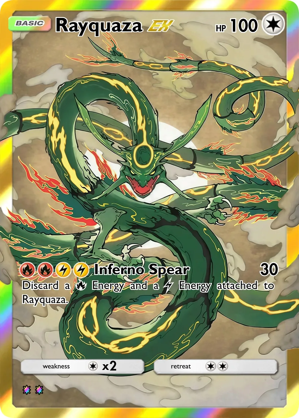 Фото Карты Potdemiel с покемонами, серия Shan Hai Jing Rayquaza Groudon Kyogre, редкая голографическая тренировочная карта, коллекция карт PTCG, подарок №4