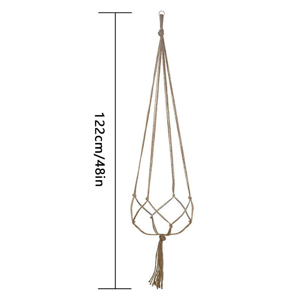 

Flower Plants Pot Decoration Hanger Gardening Hanger Handmade Accessory Household Indoor Outdoor Courtyard 122cm