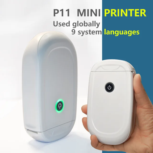 Laber marker Mini Printer with Bluetooth Wireless Technology Compatible with Android iOS System Inkless Thermal Printer 1