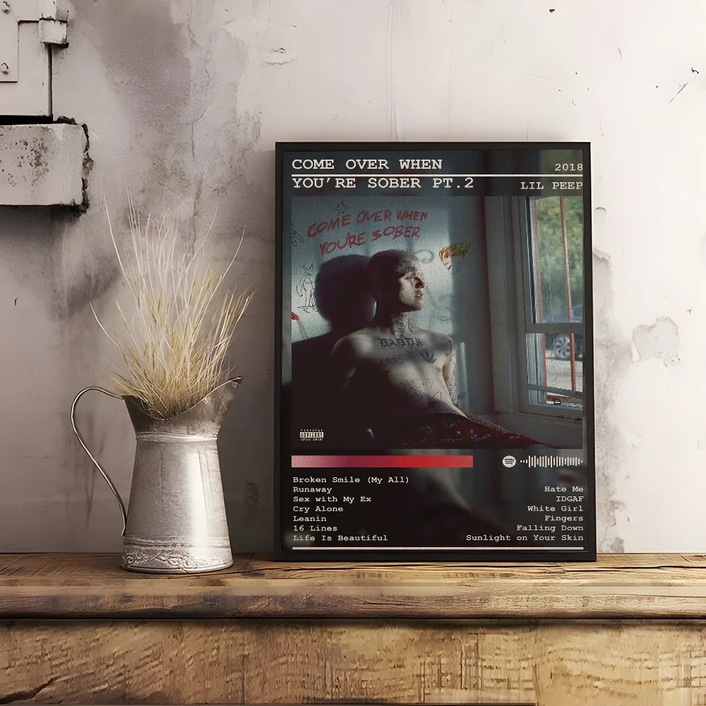 L-Lil P-Peep Горячая певица плакат наклейки художественные настенные фрески Декор