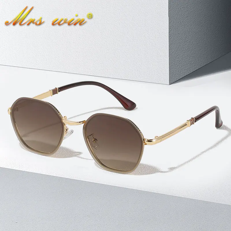 

2022 New Fashion Cool Unique Round SteamPunk Style Gradient Sunglasses Vintage Classic Brand Design Sun Glasses Shades 2A472
