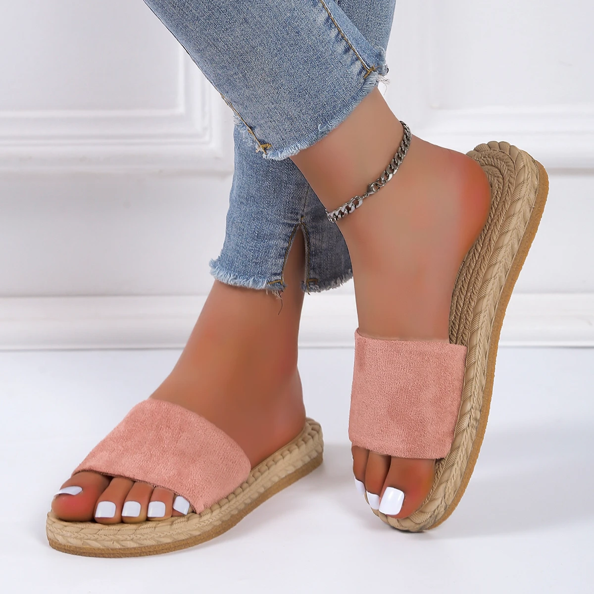 

Women's Flats Slippers Sandals Flip Flops Ladies Shoes for Women Indoor Slides Zapatillas Zapatos Mujer Woman 2022 Chaussure