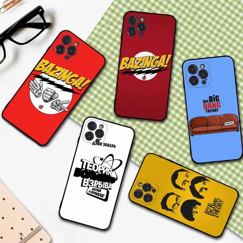 

The Big Bang Theory Phone Case For iPhone 6 7 8 Plus 11 12 13 14 Pro SE 2020 MAX Mini X XS XR Back Funda Cover
