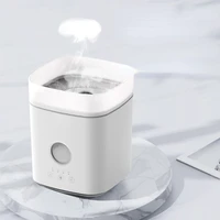 portable purifier room yoga flame 3d electric mini ceramic ultrasonic atomizer essential oil humidifier aroma diffuser