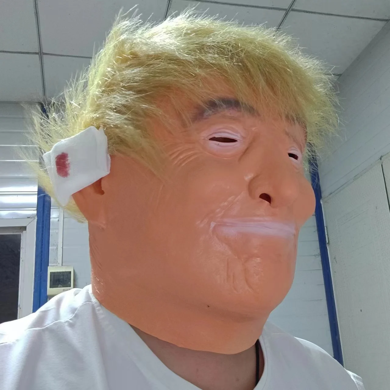 2024 маска от стрельбы Трампа новое поврежденное платье реквизит косплей из