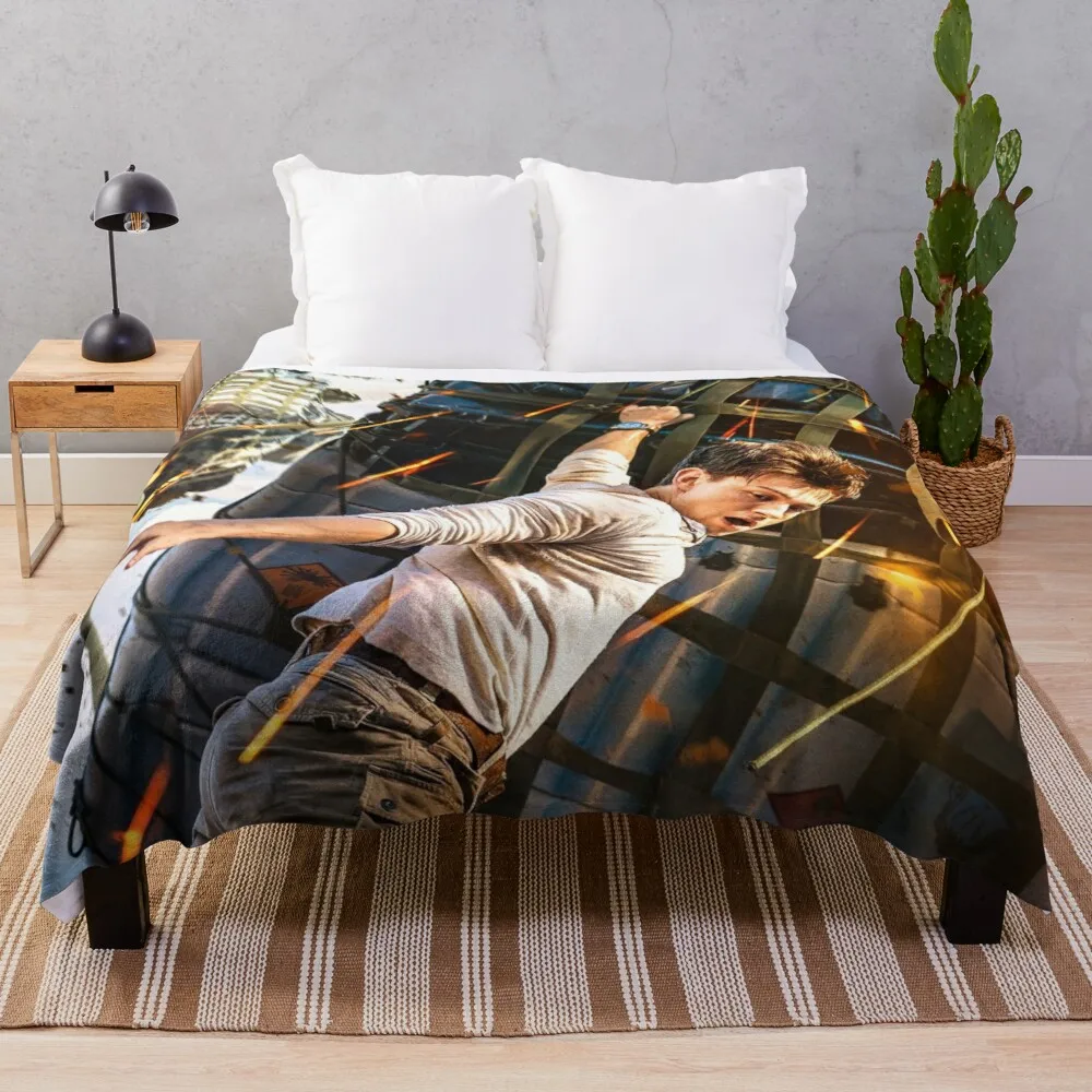 

Uncharted Movie Throw Blanket Beach Blanket Oversized Throw Blanket Baby Blanket Blanket For Decorative Sofa