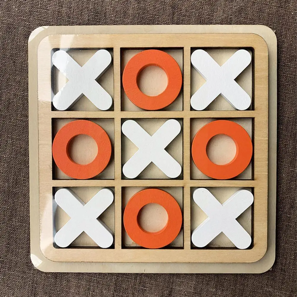 Tic Tac Battle Chess Parent-Child Interaction Leisure Board Strategy Game Children Intellectual Toy For Kids Educational D9N7