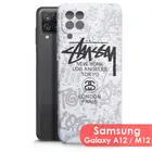 Противоударный чехол Samsung Galaxy A12  M12. Накладка  бампер неон с защитой камеры Luxo