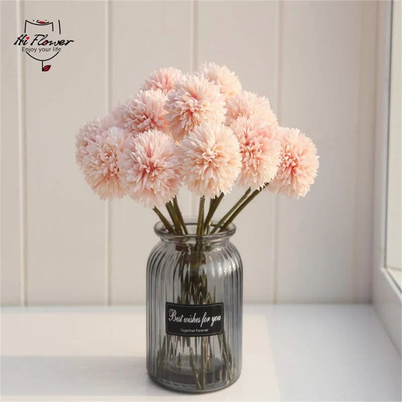 10 шт. искусственные цветы гортензии