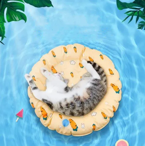 Летний новый мягкий гелевый коврик для домашних животных с Ватерлоо |