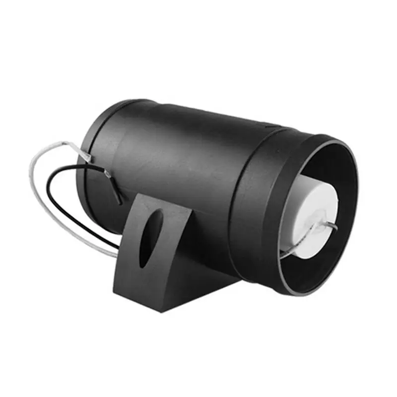 

Fans 12V Bilge Blower 5-Blade Fan For RV Motor Yacht Kitchen DC Exhaust Fan Large Capacity Airflow Black