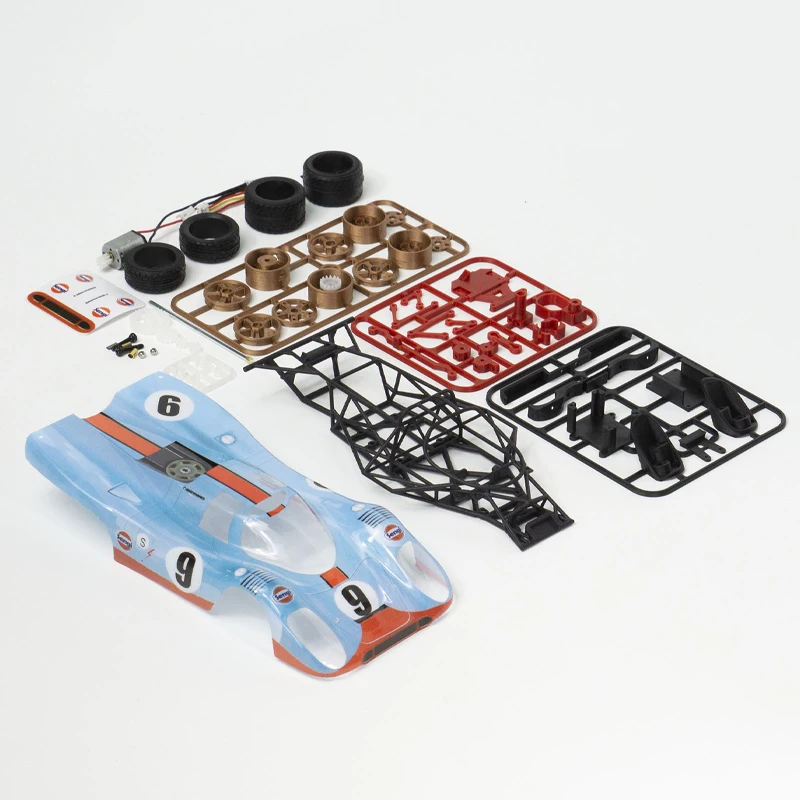 MinimumRC Lemara 1:28 RC Le Mans Racing 917 рама трубы корпус в сборе модель автомобиля с
