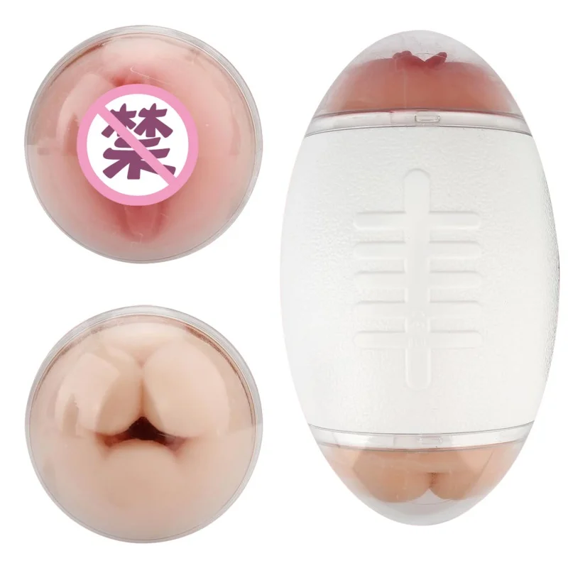 Мужская чашка для мастурбации самолета с двойным концом через перевернутый