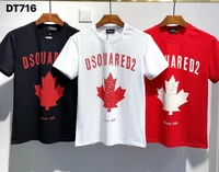classic dsquared2 mens womens short sleeved round neck t shirt cotton street hip hop fan car letter printing dt716