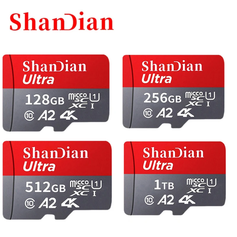 

1TB Mine Memory Card 128GB 256GB High Speed Card TF Flash Card 512 GB Memory Card for Phone Cameras MP3/MP4 Player