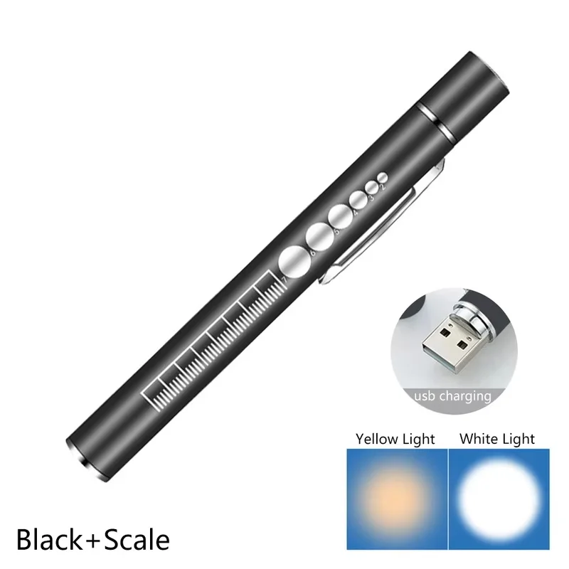 

Портативный LED фонарик-ручка из нержавеющей стали