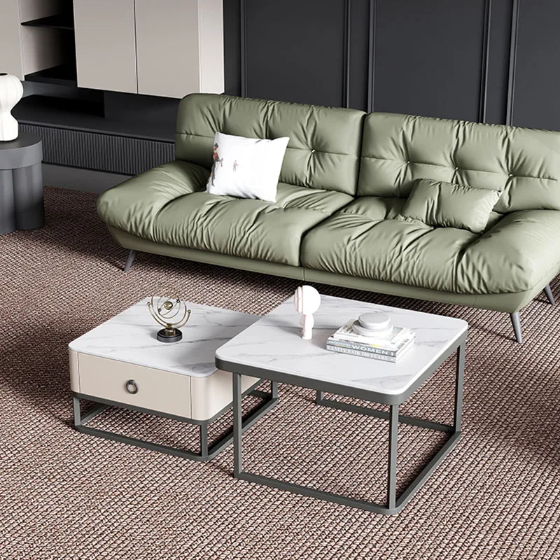 

White Luxury Coffee Table Trau Legs High Mobile Living Room Coffe Table Modern Minimalist Stoliki Do Kawy Bedroom Furniture