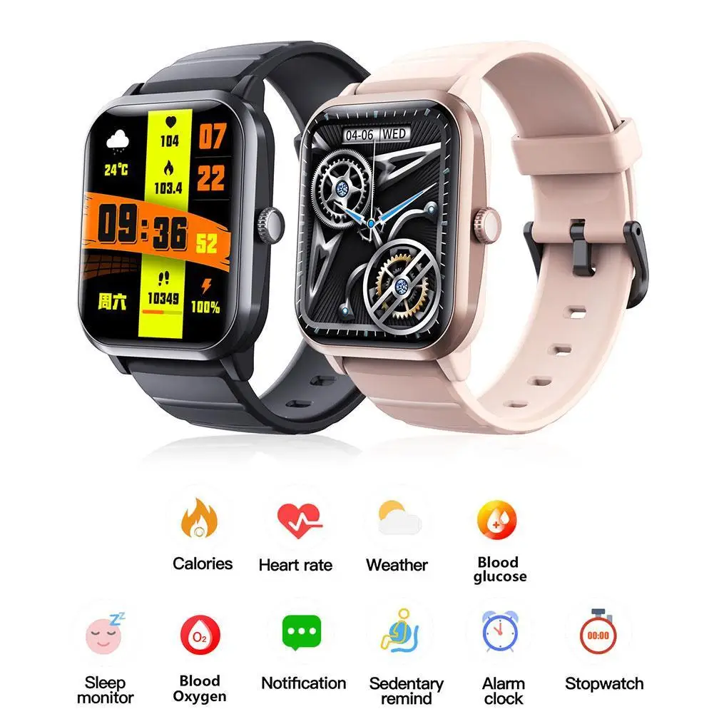 

Multifunctional Smart Watch Bluetooth Fitness Tracker Sports Watch Heart Rate Sleep Monitor Blood Pressure Smart Bracelet