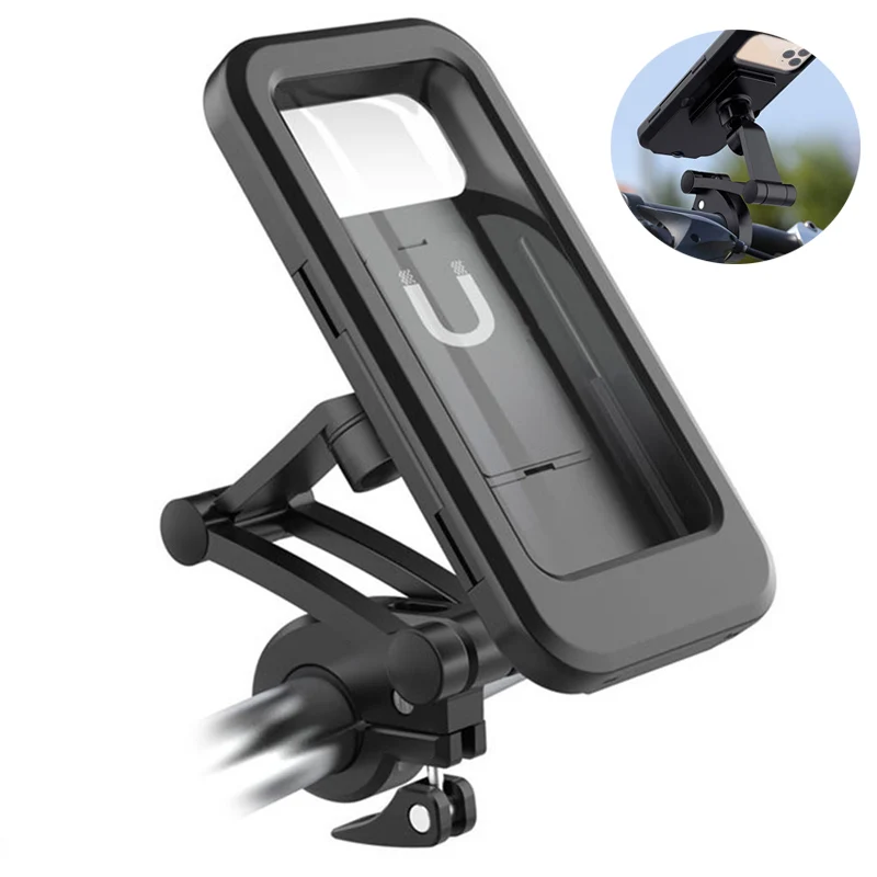 

Universal Bicycle Motorcycle Mobile Phone Holder Bike Mount Phone Holder For Mobile Phone GPS Baby Carriages Waterproof Bracket