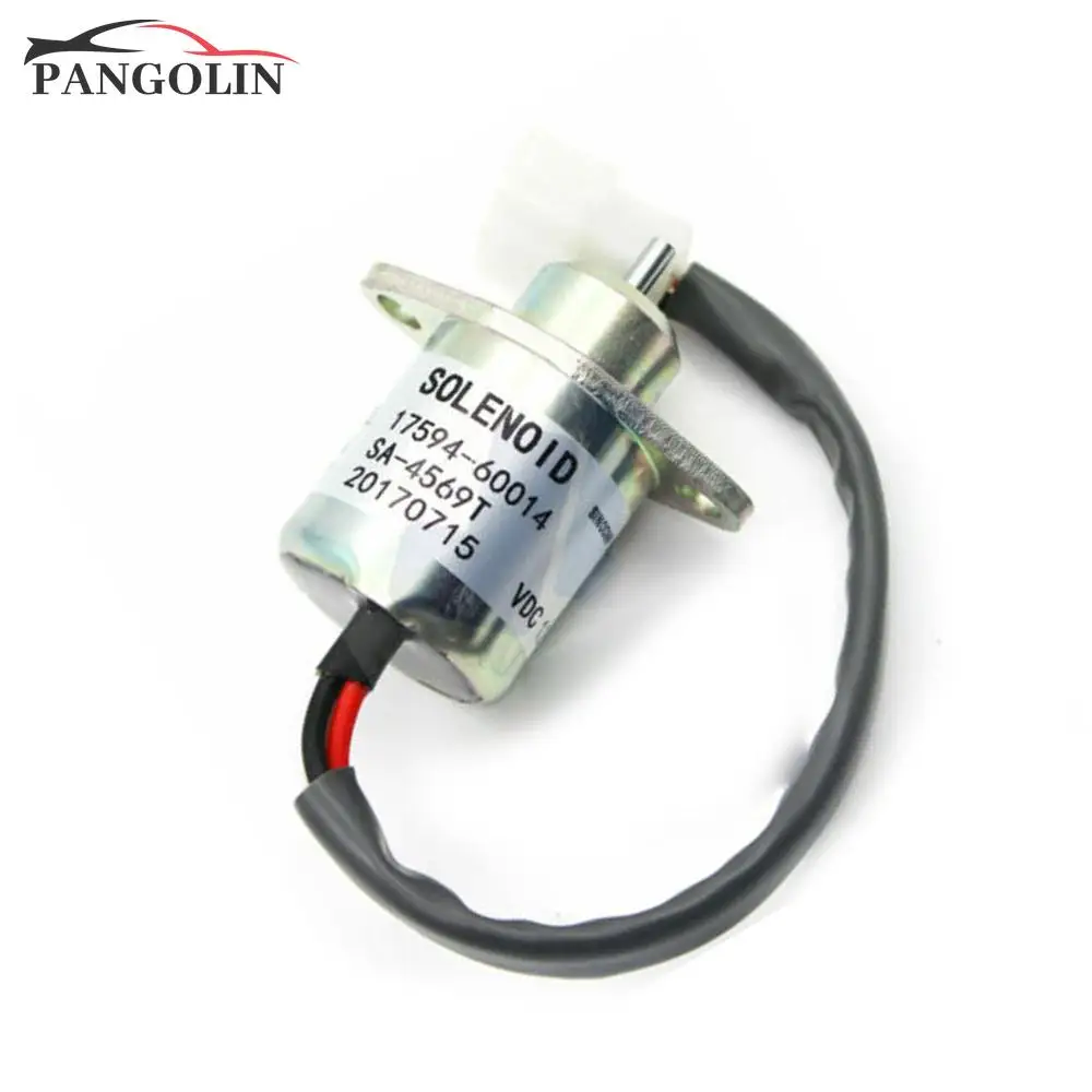 

1pc 12V Stop Solenoid Valve for Kubota D905 Excavator 1503ES-12A5UC5S 17454-60010 SA-4569-T 16616-60010 17594-60014