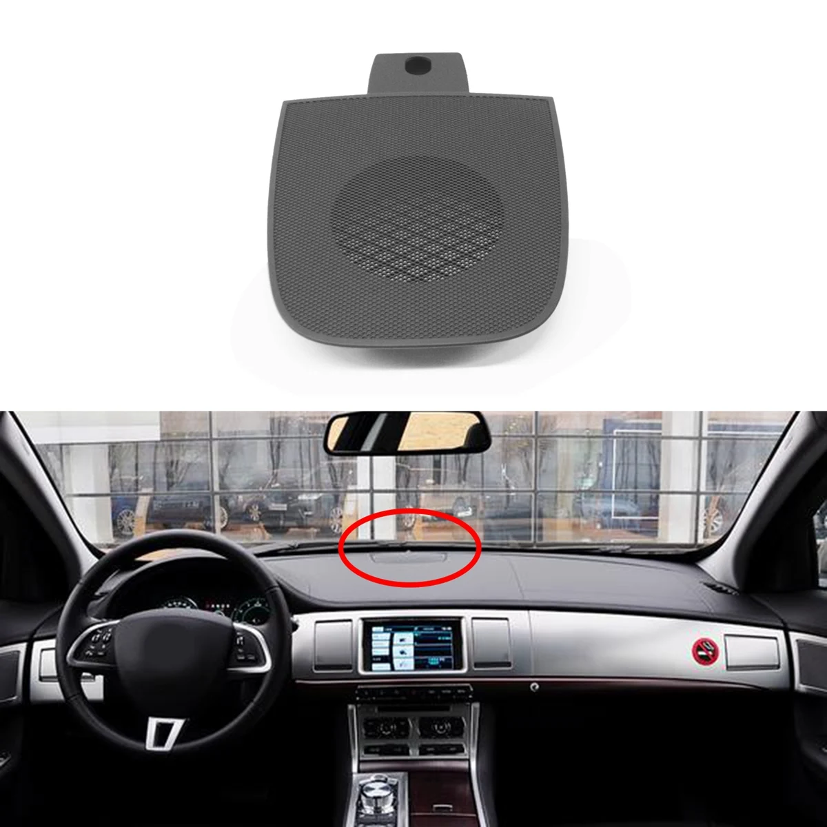 

Car Instrument Panel Speaker Cover for JAGUAR XF X250 2009-2013 C2Z1835LEG