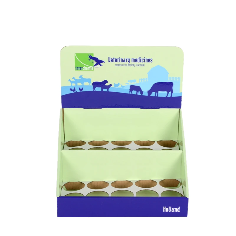 

Рекламный счетчик из гофрированного картона с индивидуальным принтом для супермаркета, картонная стойка из PDQ бумаги, картонная коробка с крючками для прищепок