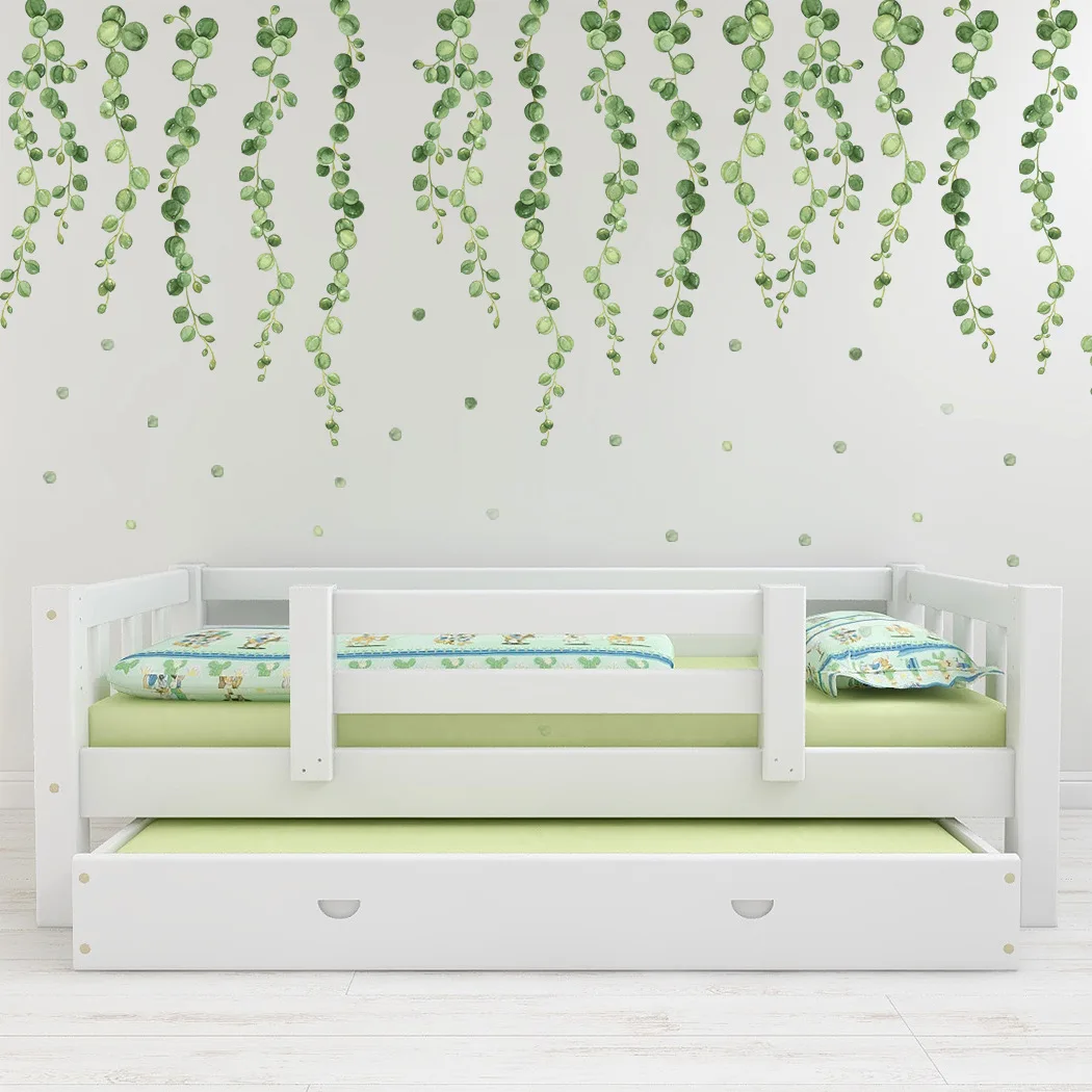 

Flower Plants Floral Wall Stickers Home Room Decoration Bedroom Adhesive Wallpaper Wall Furniture Door House Interior Decor