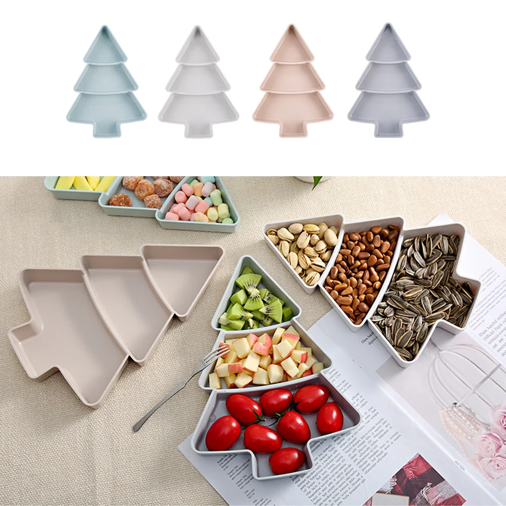 

Serving Christmas Tray Trays Plateplatters Party Platter Tree Snacks Dishessnack Plates Fruitdessert Cookie Shaped Household