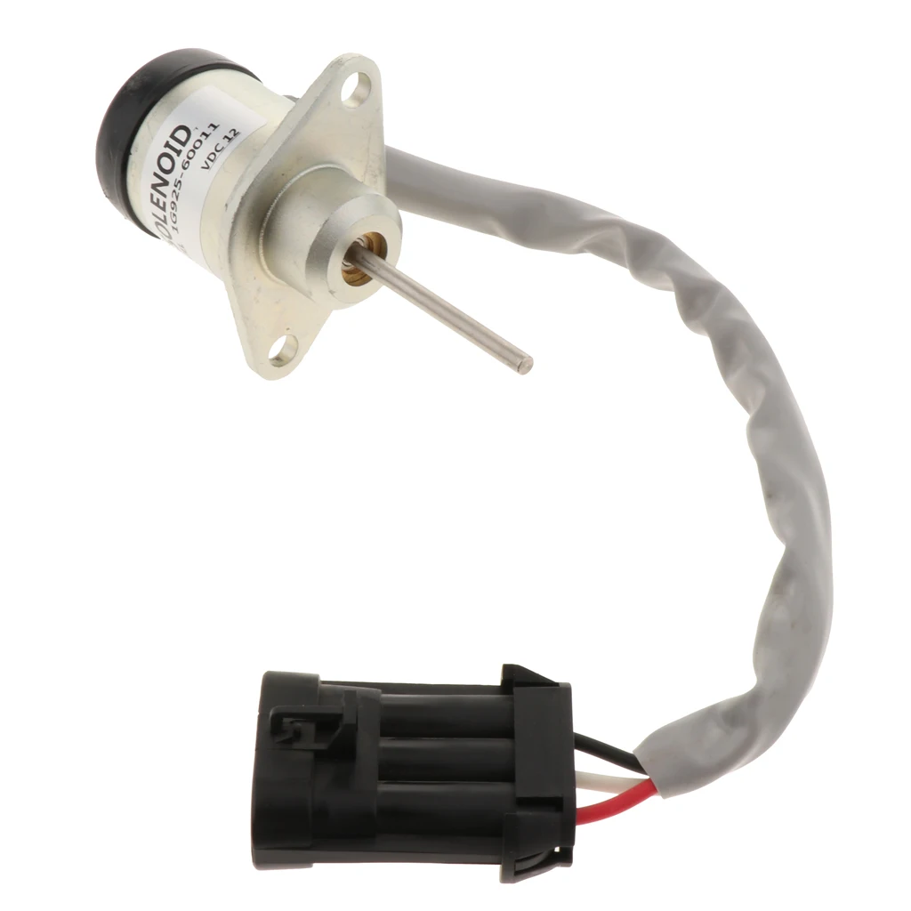 

Fuel Shut Down Solenoid Valve 12V 1G925-60011 For Bobcat Woodward Synchro