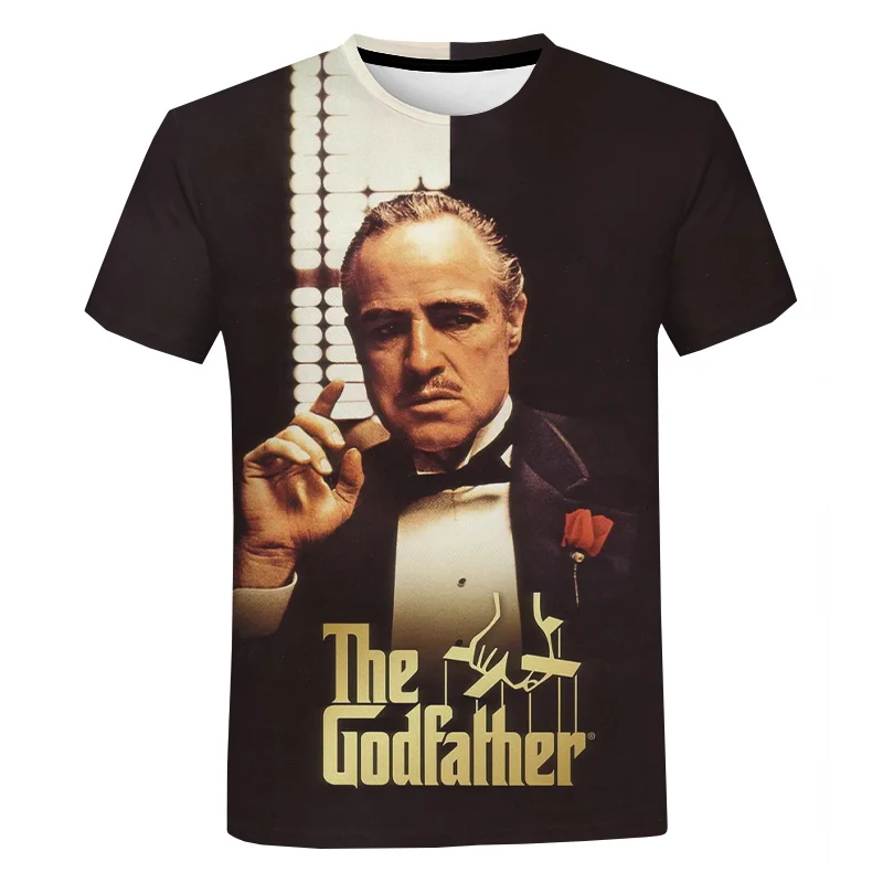 

2023 Hot Selling 3D Printed T-shirt Popular Movie Harajuku Street T-shirt Men and Women's New Fashion Casual Short-sleeved Top