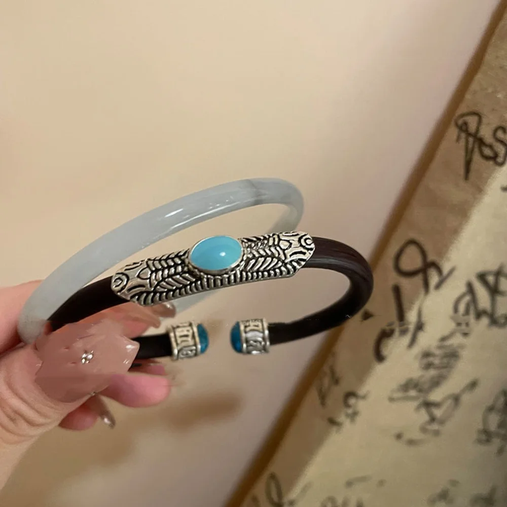 Винтажный браслет Caulis Спатолоби с благоприятным узором неокитайский стиль