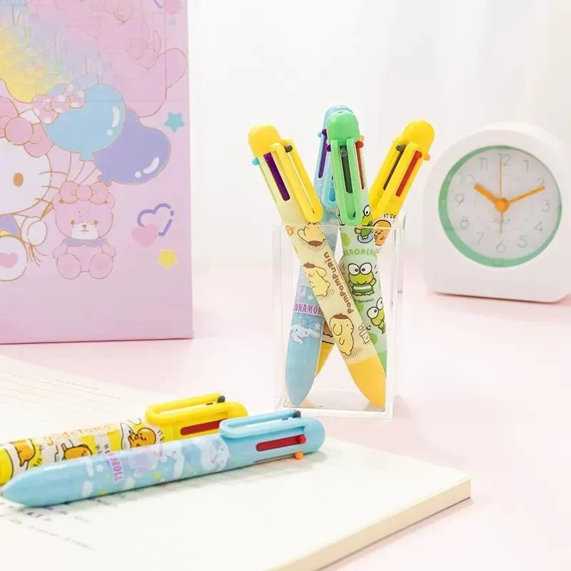 

Sanrio специальная Шариковая ручка для всей семьи с большими ушами, пудинг для собак, шариковая ручка, цветная масляная ручка, милая ручка для счёта, 0,7 мм