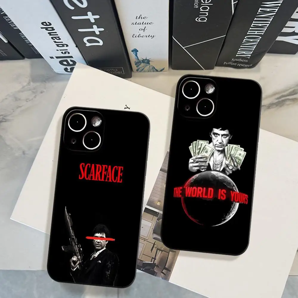 Фото Классический противоударный чехол Tonny Montana Scarface для iPhone 17, 16, 15, 11, 12, 14, 13 Pro Max, Mini, X, XS, XR, 7 Plus, 16E Air №3