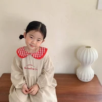 2022 spring new korean embroidered girls dresses kids clothing kids princess dresses winter dress for girls kids clothes