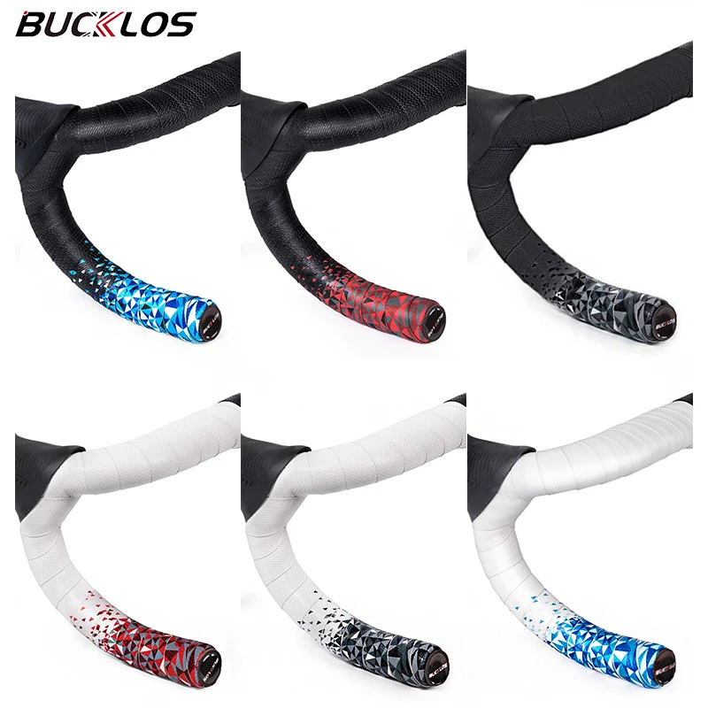 BUCKLOS Road Bike Handlebar Tape Speed Racing Bike Bar Tape Handle Warpper Band Anti Slip Road Bicycle Handlebar Winding Straps