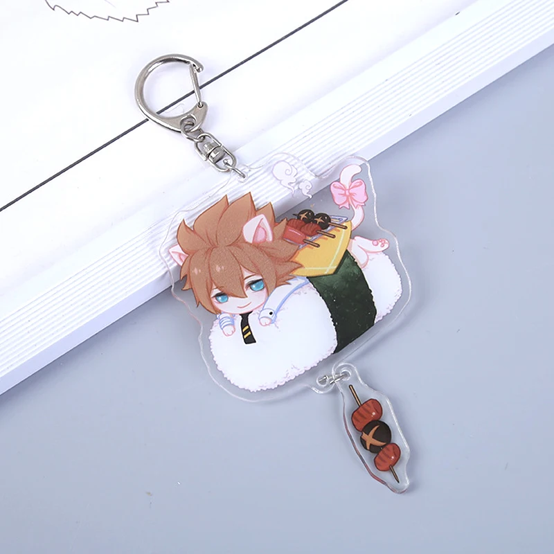 

Anime Acrylic Key Chain Custom Picture Cartoon Small Pendant Unisex Key Ring Cute Fashion Holiday Gift LOGO Transparent Keychain