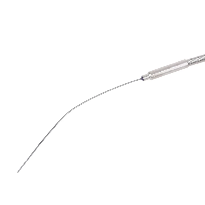 

K-Type Thermocouple with 1mm x 100mm Probe Temperature Sensors 1M/3.28FT Cable 2 Wire Temperarure Controller Durable 367D