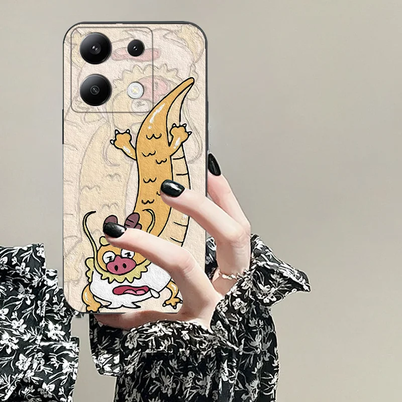 Для Redmi 12 13 K70E 3 4 5 G Prime 10 9 1 2 PLUS 11 A X CNFC TPU черный мягкий чехол для телефона с рисунком