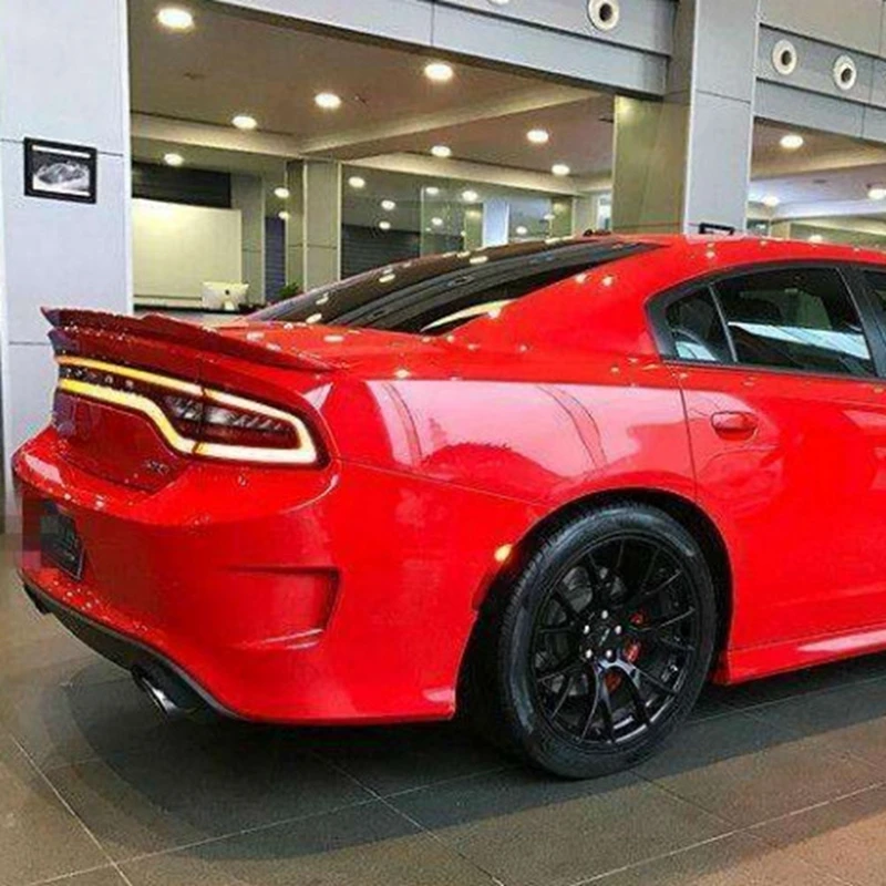 For Dodge Charger High Quality ABS Material Spoiler Car Rear Wing Primer Rear Color Original Style Spoilers 2014-2017
