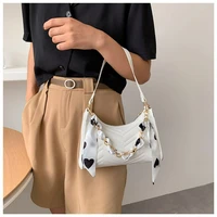 traveasy 2022 new bags for womens fashion korean diamond chain texture silk scarf armpit shoulder bag handbag fashion tote bag