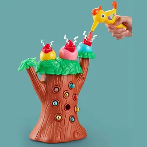 Kids Magnetic Woodpecker Toy for Age 3+ Girls Boys Role Play Sensory Feeding Preschool Games in Pakistan