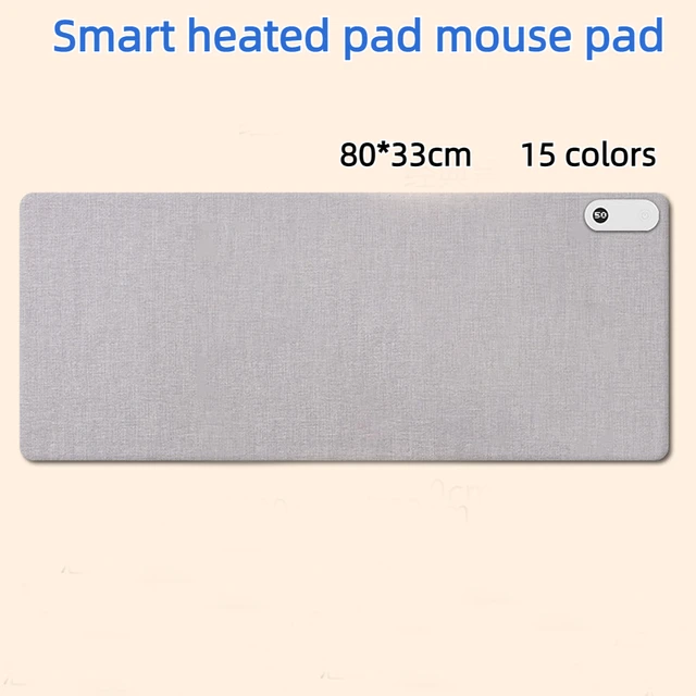 Smart Heated Electric Heating Pad Mouse Pad Office Desktop Digital Display Pad Warming Table Waterproof Desk Mat Mat Winter 220V 1