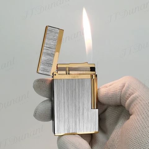 Роскошные газовые зажигалки 2024, яркий звук, матовая металлическая зажигалка из чистой меди, лучший подарок на День святого Валентина для курения мужчин