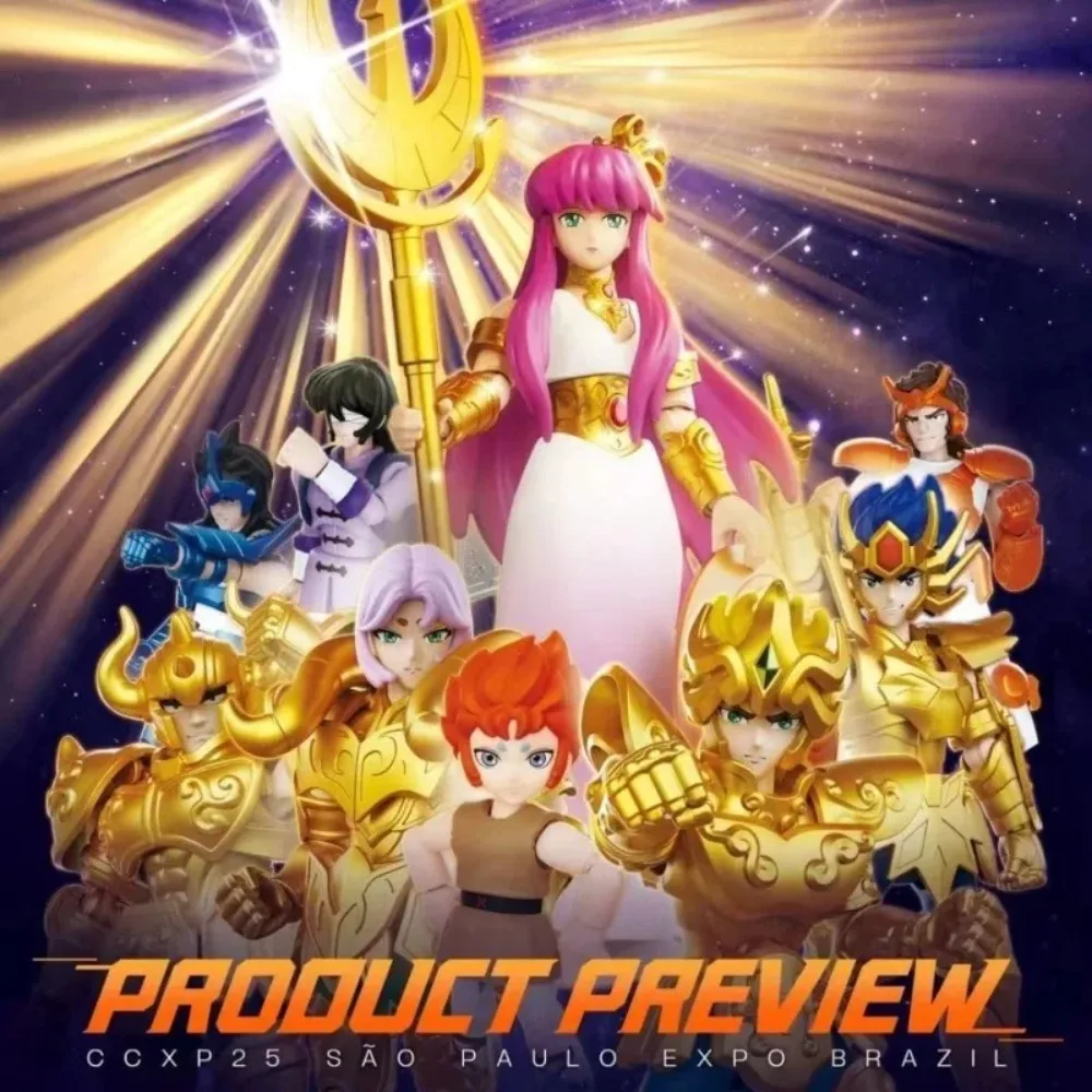 Фото Оригинальные Blokees Saint Seiya Galaxy V1V2V03, версия Стрелец Ширю Хёга Офюкус Шейна Водолей, фигурка, детские игрушки №4