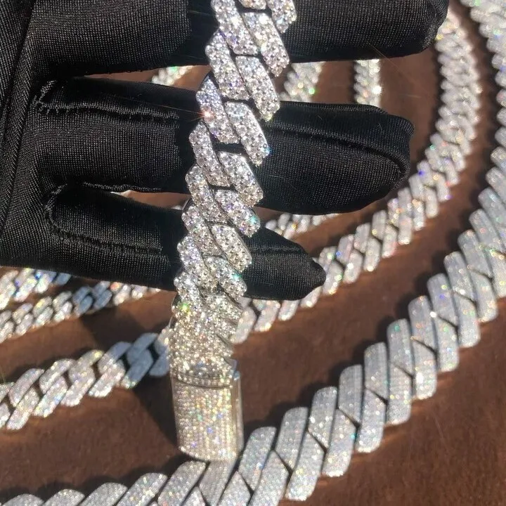 Joyeria De Moda Plata 925 Cadenas Cubanas Cadena Oro 14k 18k Joyero