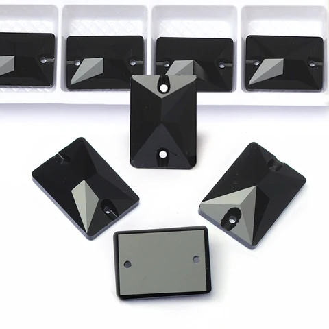 Хрустальные стразы Pubrilex прямоугольной формы для рукоделия